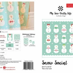 Snow Social Pattern By Heather Briggs For My Sew Quilty Life