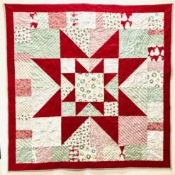 MODA Double Star Quilt Pattern By Fancy Tiger Crafts -Alibabette shop IMG 0524