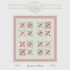 MODA Summer Stars Quilt Pattern By Bunny Hill Designs