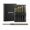 Escoda Reserva Series 1214 Kolinsky-Tajmyr Sable Brush, Travel Pointed Round, Set Of 6 -Alibabette shop es1214 6set 3