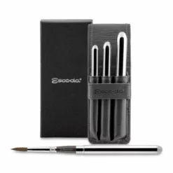 Escoda Versatil Synthetic Kolinsky Round Travel 3 Brush Set