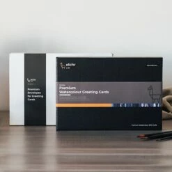 Etchr Blank Watercolor Greeting Cards With Envelopes - 30 Pack