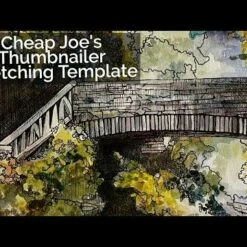Cheap Joe's Thumbnailer Sketching Template -Alibabette shop hqdefault 34 43