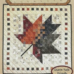 MODA Nature's Watercolor Fluttering Leaves Charm Quilt Pattern By Kansas Troubles Quilters