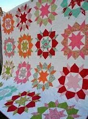 MODA Swoon Sixteen Quilt Pattern By Thimble Blossoms -Alibabette shop images 1 f92c3345 cc0a 484a 9d98 1cdc23271592