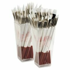 Cheap Joe's White Synthetic Oil & Acrylic Brush Sets