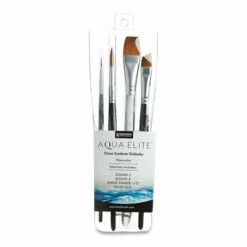 Princeton Aqua Elite Series 4850 Synthetic Kolinsky Sable Brush Sets -Alibabette shop mgps 3cq s 1