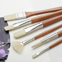 Winsor & Newton Artists' Oil Synthetic Hog Brushes