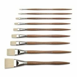 Winsor & Newton Artists' Oil Synthetic Hog Brushes -Alibabette shop mgps 3d3 6