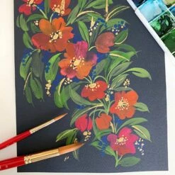 Stonehenge Aqua Black Watercolor Paper -Alibabette shop mgps 5ar b 7