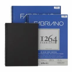 Fabriano 1264 Black Mixed Media Pads