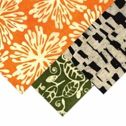 Black Ink Nepalese Wax Batik Lokta Paper