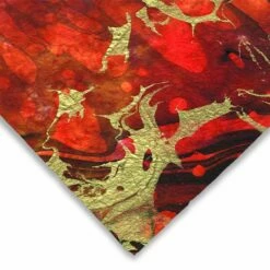 Black Ink Thai Marbled Paper -Alibabette shop mgps gpc 5 4