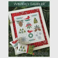 MODA Winterly Sampler Cross Stitch By Robin Pickens